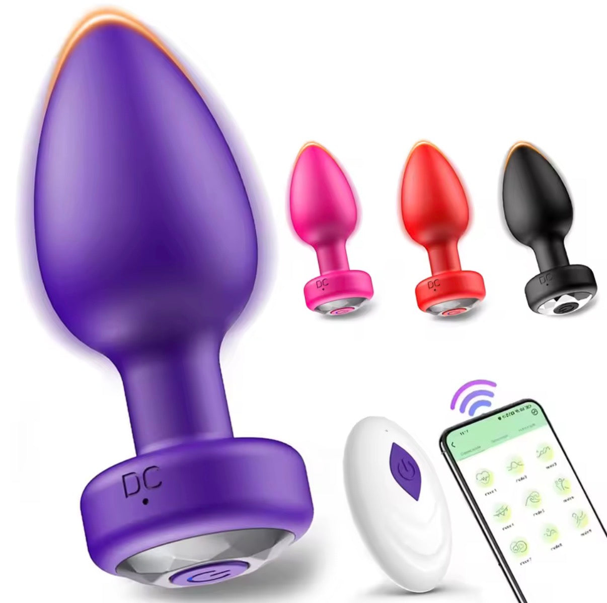 Premium Vibrierender Anal Plug mit App- & Fernbedienung – Wasserdicht, USB-aufladbar, 10 Vibrationsmodi