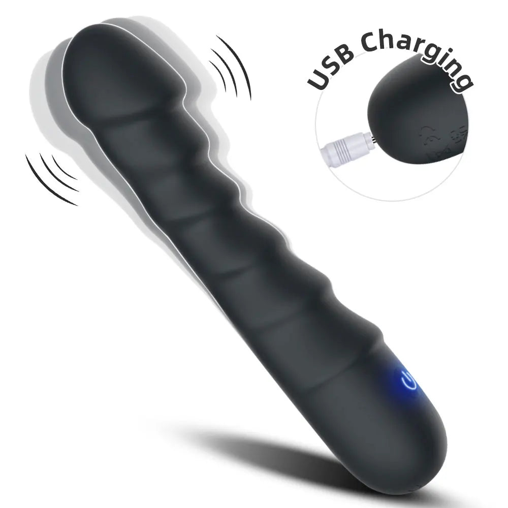 Realistischer Dildo-Vibrator aus Silikon – 20 Vibrationsmodi für G-Punkt- & Klitorisstimulation