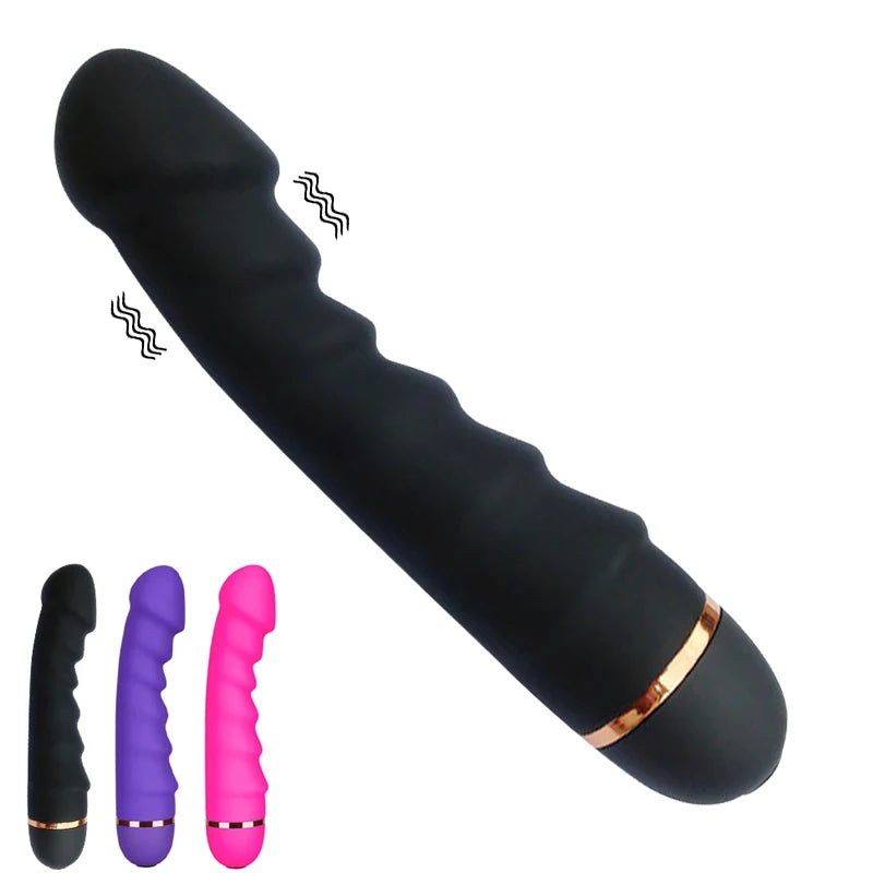 Realistischer Dildo-Vibrator aus Silikon – 20 Vibrationsmodi für G-Punkt- & Klitorisstimulation