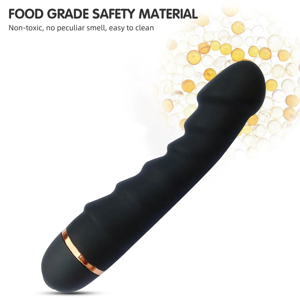 Realistischer Dildo-Vibrator aus Silikon – 20 Vibrationsmodi für G-Punkt- & Klitorisstimulation
